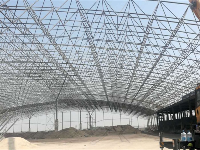 沈阳钢厂料仓网架工程